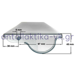 Πορτάκι συρταριού CHILED ROOM ψυγείου SIEMENS / PITSOS / BOSCH  604mmX133mm  360405