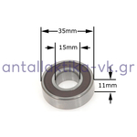 Ρουλεμάν 6202 ZZ 15mm X 35mm X 11mm