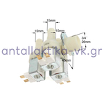 Laundry valve triple angle Φ14 of clothes / dishes UNIVERSAL