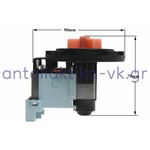 Aντλία αποχέτευσης μαγνητική κουμπωτή πλυντηρίου ρούχων ΓΕΝΙΚΗΣ ΧΡΗΣΗΣ