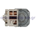 Αντλία αποχέτευσης πλυντηρίου με 3 κλιπ BOSCH / SIEMENS / AEG ΓΕΝΙΚΗΣ ΧΡΗΣΗΣ ακροδέκτες κάτω