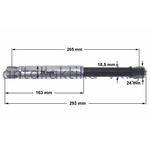 Αμορτισέρ πλυντηρίου PHILCO 120N κοντό Φ10 ΤΕΜ. 1