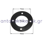 Water heater resistance flange with 4 holes, and diameter Φ9,3cm FYROGENIS
