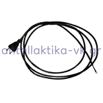 Hair dryer cable black 3m silicone