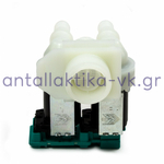 Washing machine valve double straight PITSOS / SIEMENS / BOSCH 00174261