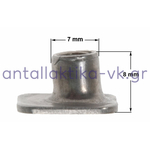 Παξιμάδι βίδας στήριξης κάτω λαβής κατσαρόλας / χύτρας ταχύτητος FISSLER 1863204640