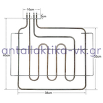 Resistance with grill upper kitchen oven ELCO 3000 watt - 220volt 201070