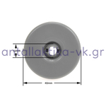 AEG / ZANUSSI dishwasher lower rack wheels 50286965004