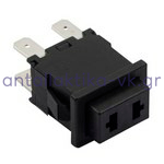 Διακόπτης σκούπας / ατμοσυστήματος 4 επαφές ON-OFF DELONGHI / STIRELLA / PHILIPS