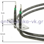 Αντίσταση αερόθερμου φούρνου κουζίνας AEG / ELECTROLUX / ZANUSSI 3871425108     2400watt, 220volt