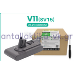 Μπαταρία Dyson V11 , SV15 , SV22  25,2VOLT 4200mAh  IM.