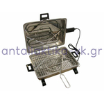 Ψηστιέρα μεγάλη INOX 32X49 1600W