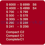 Σακούλες σκούπας MIELE  F / J / M συνθετικές (ΤΕΜ. 4) OR.