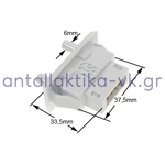 Διακόπτης λάμπας ψυγείου 4ων επαφών SAMSUNG / SHARP / DAEWOO