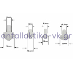 Γρανάζια για μίξερ BRAUN 4642 σετ 5 τεμάχια BR67051332