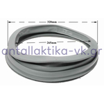 Λάστιχο πόρτας πλυντηρίου ρούχων WHIRLPOOL 481946818344
