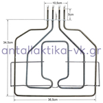 Αντίσταση με γκριλ άνω φούρνου SIEMENS / BOSCH 1500+800watt 220volt 472510