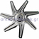 General purpose INOX kitchen oven fan impeller motor (with hole D)